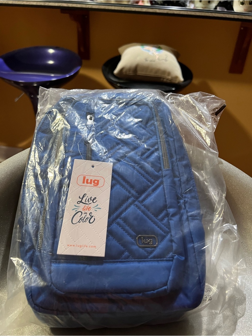 Lug Tailback Crossbody in Azure Blue NWT